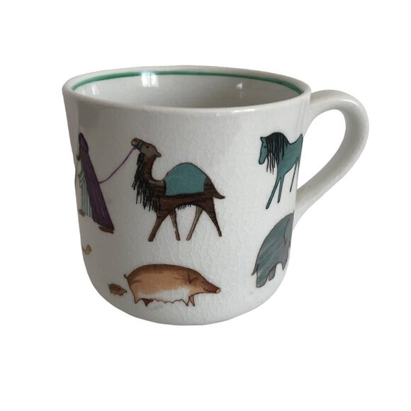 Arabia Finland Child Set Plate Cup Bowl Zoo Animals Parade Anja Jurrikkala 50s - Picture 7 of 16